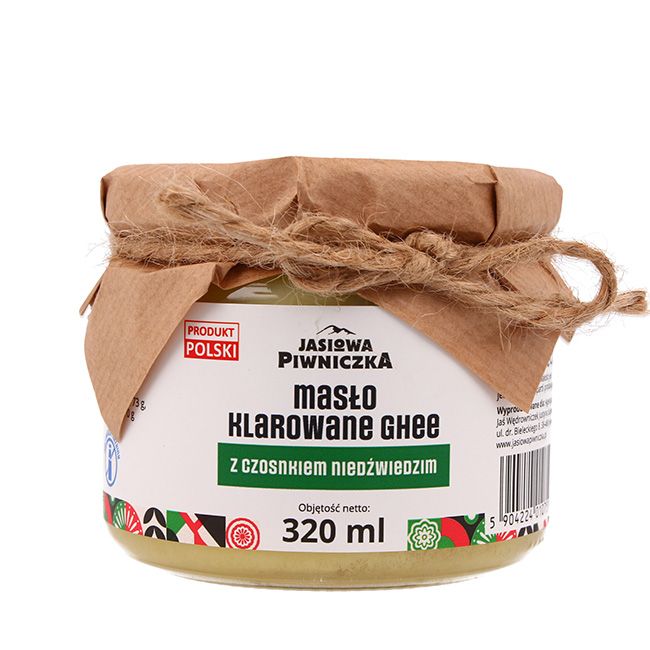Masło ghee z czosnkiem niedźwiedzim 320ml