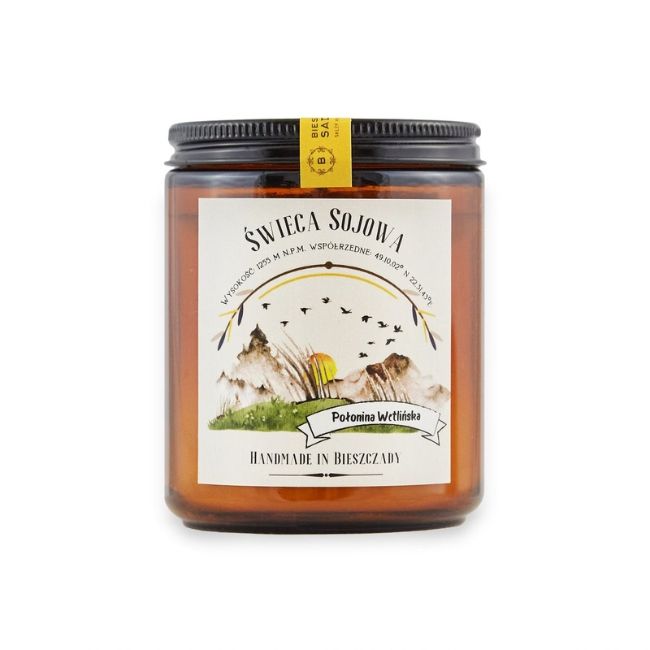 Świeca sojowa "Połonina Wetlińska" - Mango, Mandarynka